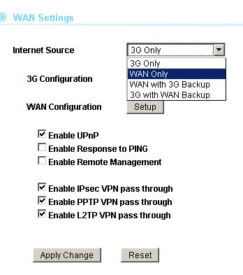 Konfiguracja routera - WAN Only
