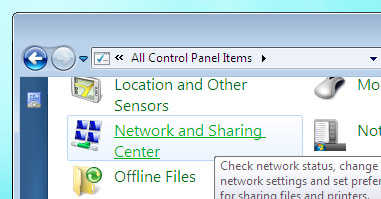 Windows 7 - Centrum udostępniania i sieci - Network and Sharing Center Windows 7 - Centrum udostępniania i sieci - Network and Sharing Center
