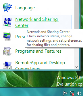 Windows 8 - Centrum udostępniania i sieci - Network and Sharing Center Windows 8 - Centrum udostępniania i sieci - Network and Sharing Center